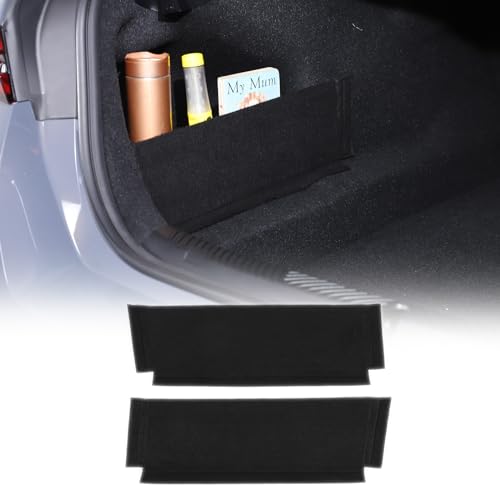Sekhyna Trunk Organizer Compatible with BMW 5 Series 2024 G60 2PCS,Trunk Storage Baffle Partition Divider,Trunk Cargo Fixing Auxiliary Stabilizer Divider For BMW 5 Series Interior Accessories (Black)