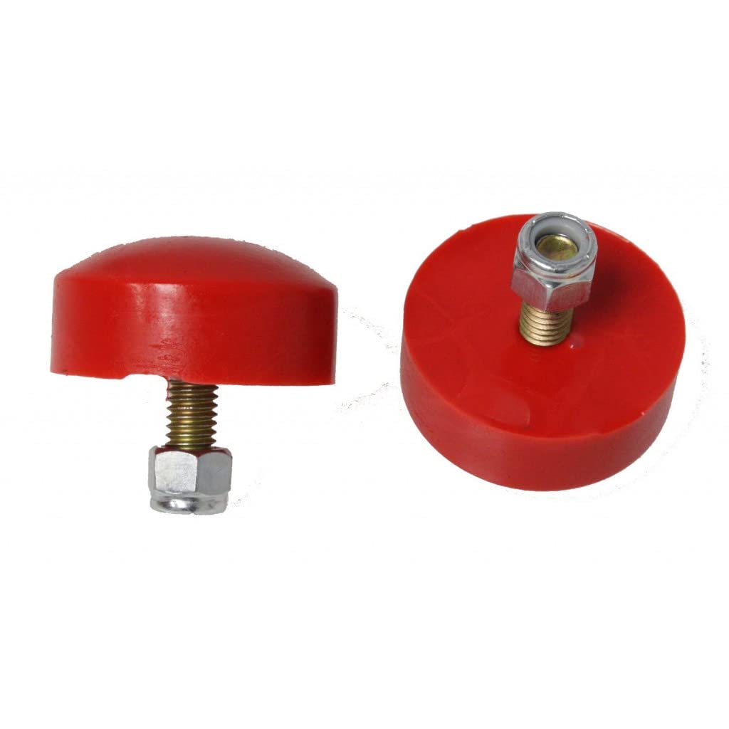 KarParts360 Energy Suspension For 1in Tall ButtonHead Bump Stop - Red | 9.9116R