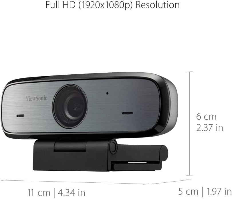 Image showing the ViewSonic VB-CAM-002 webcam, USB cable, and Quick Start Guide, indicating 'What's in the box'.