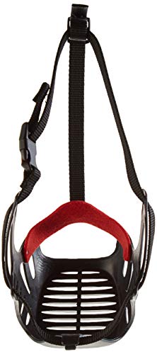 Croci Hundemaulkorb, Verstellbarer Hundemaulkorb, Kunststoff-Gesichtskorb, gegen Bisse, Anti-Bellen, 42 cm