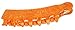France Luxe Large Teeth Cascade Clip - Flake, Flake Orange