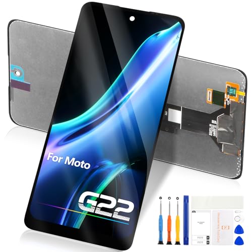 Pantalla para Motorola Moto G22/E32/E32s LCD Pantalla de Repuesto para Moto G22 Pantalla LCD para Moto E32 Pantalla Táctil Digitizer Montaje Kit de Reparación XT2231-1 XT2231-2 (Negro)