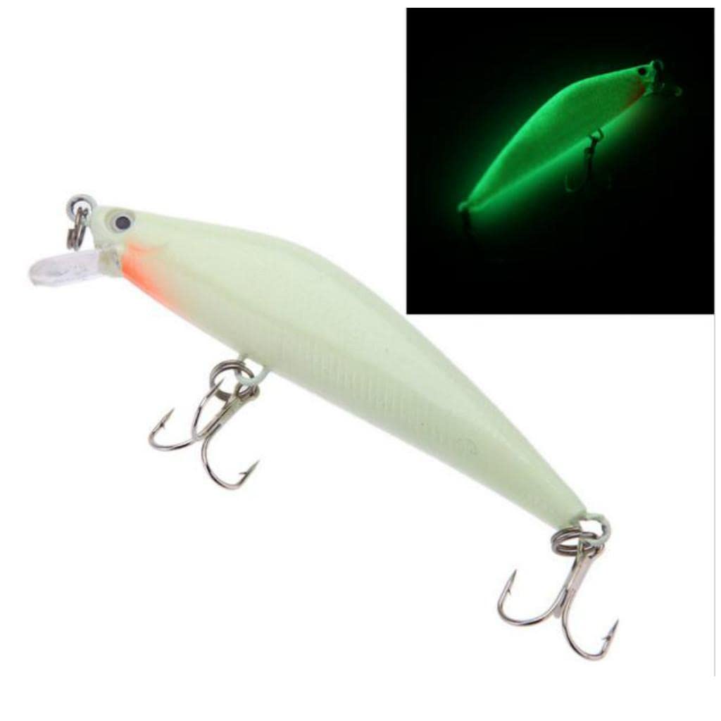 Enakshi 1pc Luminous Glow Minnow Hard Fishing Lure Crankbait 8.2cm 8g| Sporting Goods|Fishing|Baits, Lures & Flies|Saltwater Lures-image-5