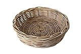 ECO-3S hand woven natural rattan round fruit basket