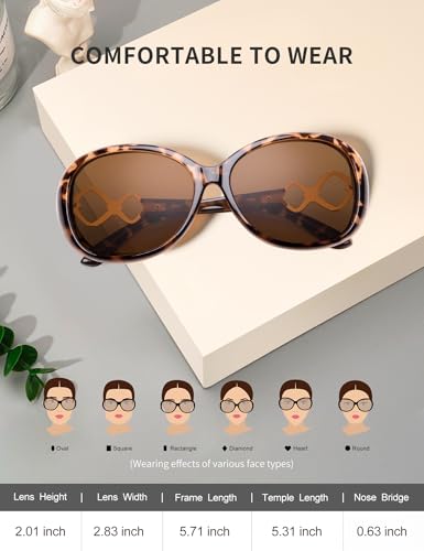 Oversized Polarized Sunglasses for Women, Jackie O Polarized Sunglasses for Beaches, Ladies Sun Glasses3