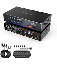 TESmart KVM Switch 4入力1出力 4K対応 Amazon.co.jp: TESmart 4ポート KVMスイッチ 壁掛け可能 4入力1出力