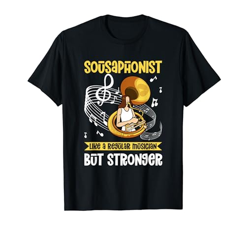 Sousaphone Player Banda de marcha Camiseta