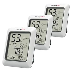 TempPro TP50 3 Pieces Digital Hygro...