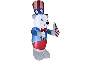 4th of July Inflatable Bear