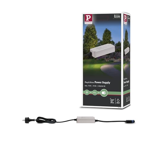 Alimentation électrique Paulmann 94497 Plug & Shine 24V DC 75VA Anthracite IP67 pour extérieur