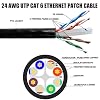 Cat 6 Ethernet Cable With FLUKE Test Report, 6ft (2-Pack), RJ45 Network Patch Cables, Snagless Short Internet Cables - Black & Blue