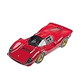 ferrari 330 p4 gran turismo sport Automodell-Kunstwerk: Die Metallkonstruktion verleiht ihm ein schweres Gefühl und ein gewisses Maß an Haltbarkeit. Mit realistischen Merkmalen und Designelementen ist dieses Modellspielzeugauto aus Metall ein wunderschön gearbeitetes Kunstwerk, perfekt für die Familie und Fans der Ferrari-Markenkollektion.