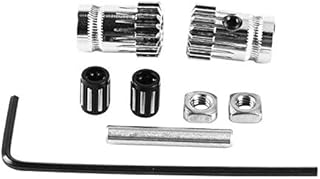 without LT-3d, 1Set For Prusa I3 MK2/MK3 3D Printer Parts Cloned Btech Dual Gears DIY Prusa I3 Steel Pulleys Kit 3D Printer Gears Extrusion Wheel