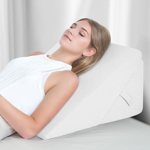 Sasttie Wedge Pillow for Sleeping Apnea, 9 & 12 Inch
