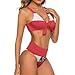 KAOEOSI Austrian Coat of Arms Eagle Flag 2 Piece Women's Bikini Set Swimsuits High Waist Bathing Suit for Women XL