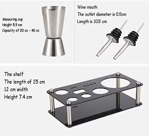 Set de Coctelera de Acero Inoxidable con Soporte Acrílico miniatura 7