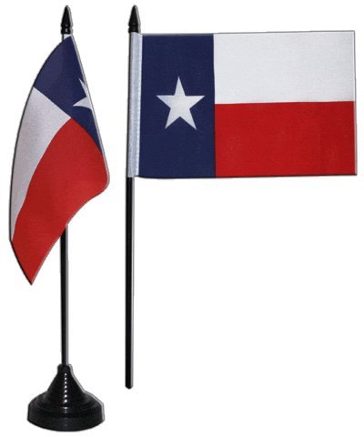 Flaggenfritze® Tischflagge USA Texas 10x15 cm