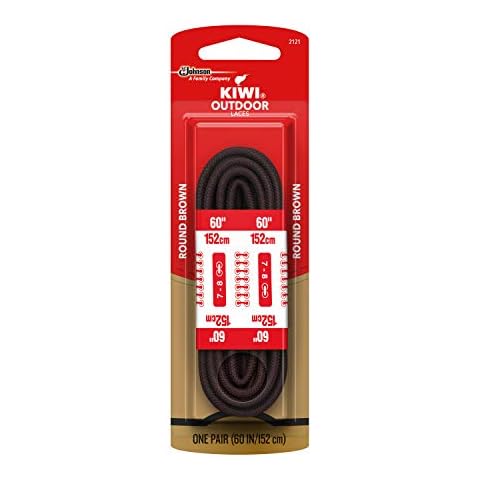 Kiwi 60" Brown Outdoor Shoe Laces Cover