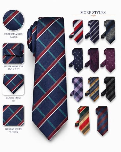 Image of WeiShang Neckties for Men, Classic Formal Tie