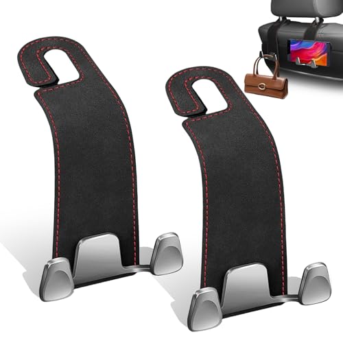 Zoikuloi 2 Pack Car Seat Headrest Hooks