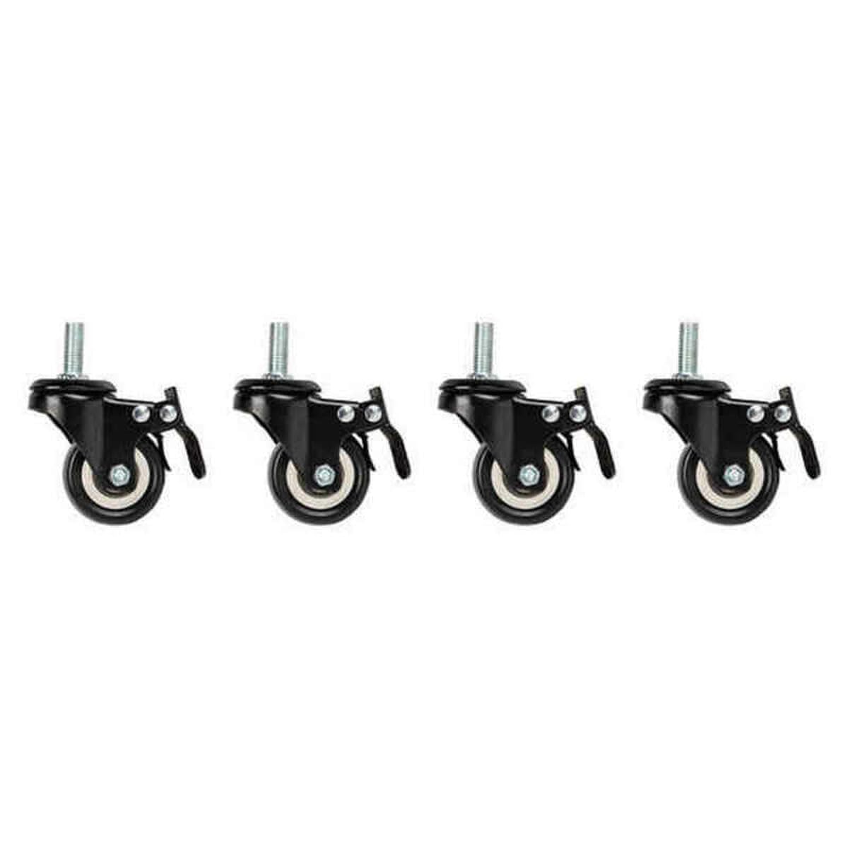 LANBERG Threaded Wheels and Brake for Rack 19
