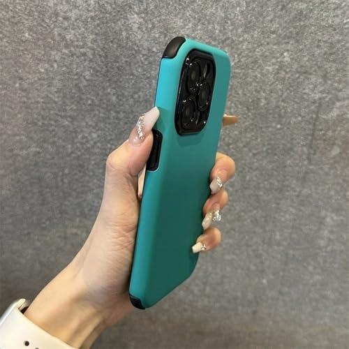Coque antichoc iPhone 14 luxe dégradé bleu ciel rigide