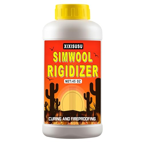 XIXISUSU Rigidizer for Ceramic Fiber Rigidizers Coating for Forges Kilns & Foundry Furnace - Prevents Fiber Erosion & Airflow Damage Refractory Fireproof Insulation Surface Coating (45 oz)