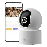XIAOMI Smart Camera C302 2K 3MP Indoor Security Camera, Privacy Shield, 360° Panorama, AI Baby Pet Detection, Color Night Vision, Two-Way Audio, Works with Alexa Google