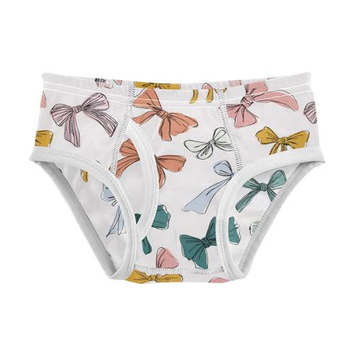 Wusikd Bows Colors Boys' Underwear Cotton Boys Briefs Soft Toddler Underwear 2T
