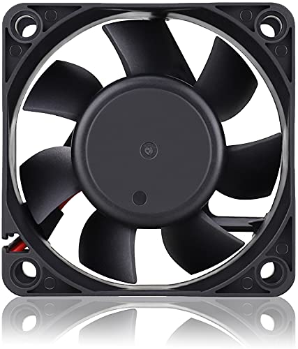 GDSTIME 60mm x 60mm x 25mm 6cm 2 Wire Dc 24v Brushless Cooling Fan