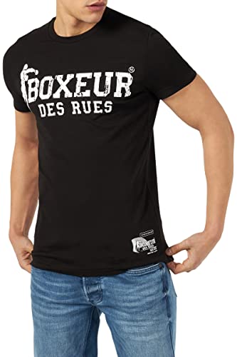 Boxeur Des Rues - Tshirt Boxeur Street 2, Man, Black-White, 3XL