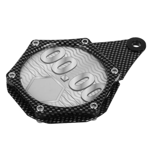MAGICLULU de Motocicleta Accesorios Motocicleta Soporte de Soporte de Marco de Placa de Motocicleta Marco de la Placa de la Motocicleta aleación de Aluminio Black