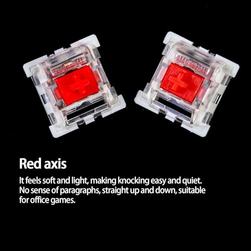 Axe transversal du clavier mécanique stable avec interrupteurs 'alb à fixation bouton Socket - 6
