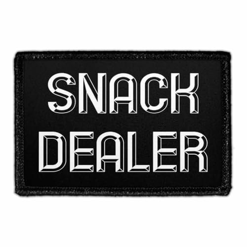 Image of Snack Dealer | Hook and Loop Attach for Hats, Jeans, Vest, Coat | 2x3 in | by Pull Patch