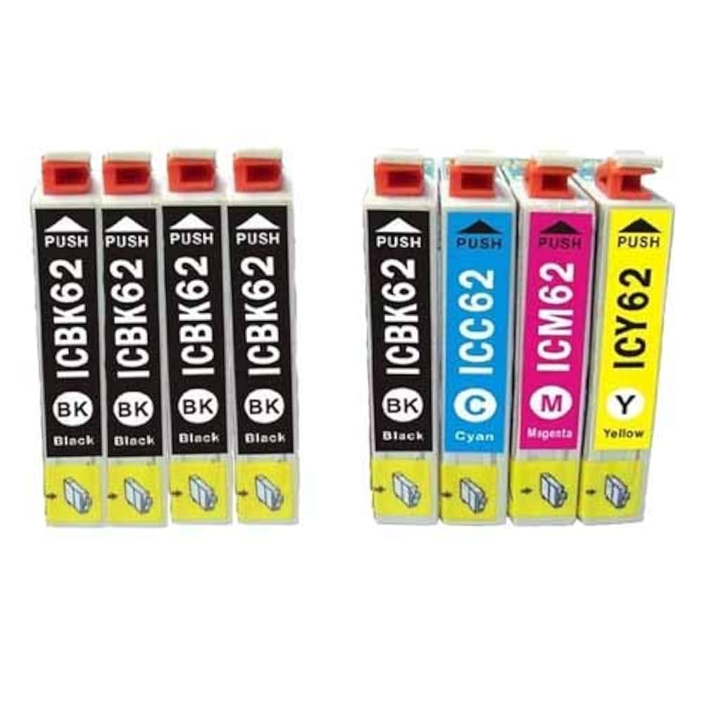 Amazon.co.jp: SEASKY エプソン インク IC4CL62 4色セット＋