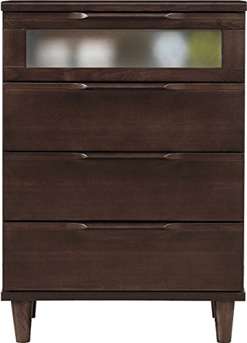 Amazon｜チェスト アルカ AL-64 MD ダーク 幅60cm 4段｜チェスト