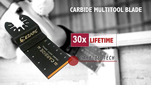 EZARC Oscillating Multitool Blade Carbide Teeth for Hard Material, 3-Pack 5 EZARC Oscillating Multitool Blade Carbide Teeth for Hard Material, 3-Pack - Image 5