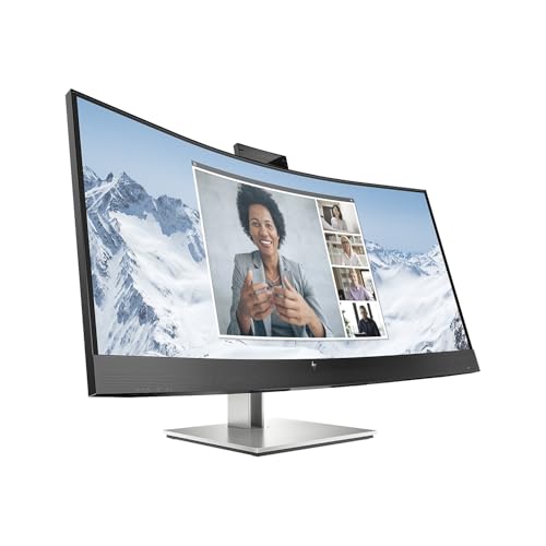 Image of HP E34m G4 34 inch WQHD Curved Screen LED LCD Monitor - 21:9 - Black