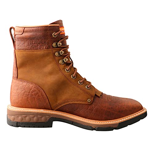 Image of Twisted X mens 8 inch Soft Toe Waterproof Lacer Work Boot