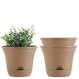 【Especificación】: 3 piezas, tamaño 20 cm x 20 cm x 16 cm (largo x ancho x alto), ancho interior de la maceta 15 cm.