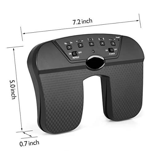 lifcasual Pedal virador de página sem fio Bateria recarregável integrada Compatível com iPad iPhone