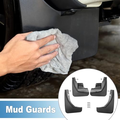 Image of Mud Flap Splash Guard with Mount Accessories Front & Rear Side Mud Guard for Jeep Grand Cherokee 2022-2024 (Set of 4)