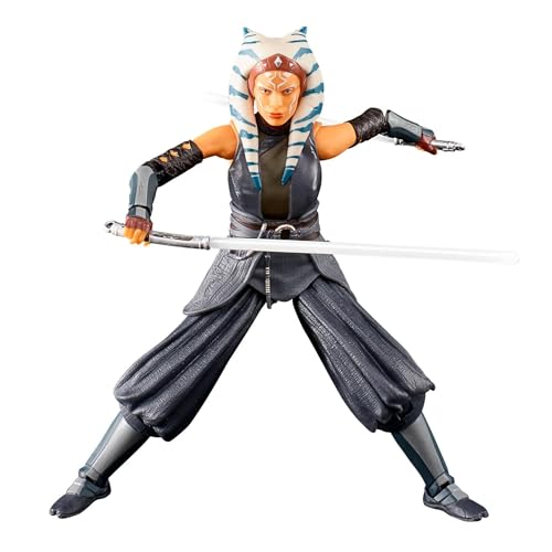 Image of STAR WARS The Black Series Ahsoka Tano Toy 6-Inch-Scale The Mandalorian Collectible Action Figure, Toys for Kids Ages 4 and Up