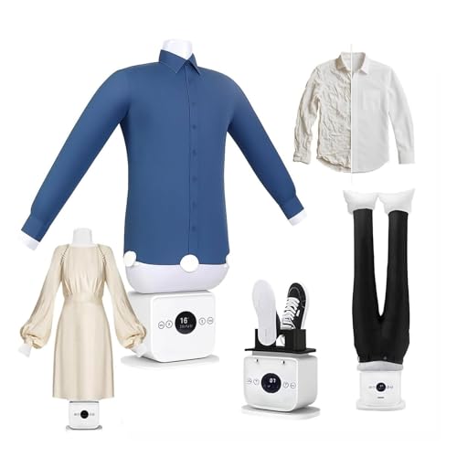 2026 Nueva máquina de planchar automática, tiempo y temperatura ajustables, secado rápido, tanque de aromaterapia incorporado, for camisas, pantalones,