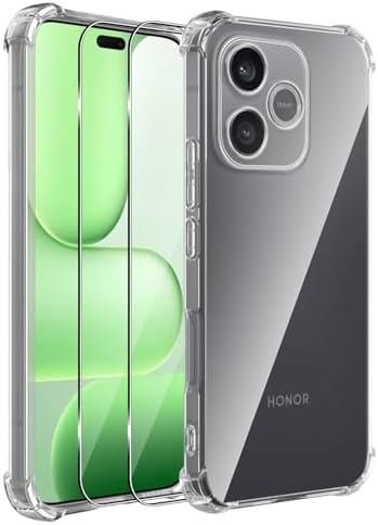 Coque pour Honor 600 Lite 5G, Ultra Transparent Étui de Protectio...