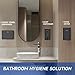 AIKE ADA Compliant Hand Dryer Surface Mount Hard Wired Design, 110V Black Model AK2822