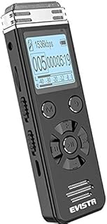 EVISTR V508 32gb Digital Voice Recorder for Lectures Meetings - Portable Recording Devices with Playback, Line-in, Password, USB Rechargeable