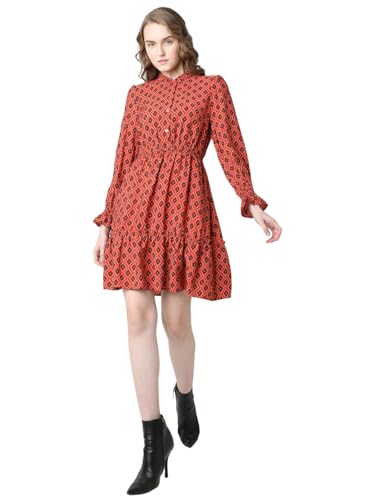 Image of VERO Moda Above The Knee Fit and Flare Dress for Women