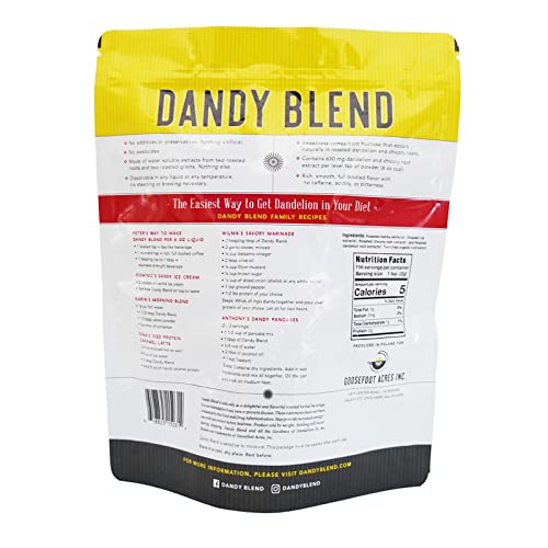 Image of 156 Cup Bag of Organic Dandy Blend Instant Herbal Beverage with Dandelion, 11 oz. (312g) Bag