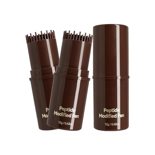 2 lápices de colores desechables para el cabello, lápiz labial portátil, color de larga duración y pigmentación rápida, lavable y de alta saturación, cubre el pelo blanco en la zona temporal (marrón